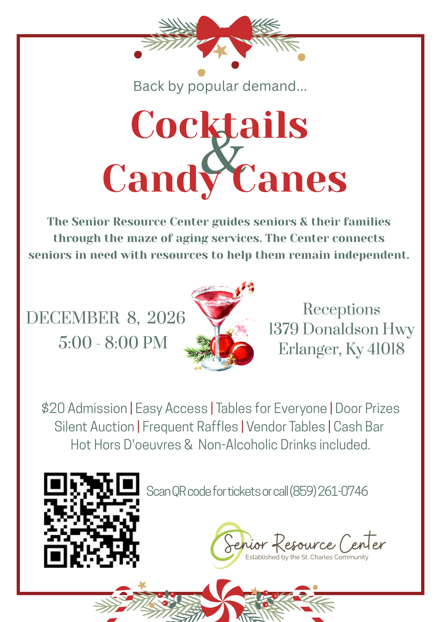 Campaign cover image for Cocktails and Candy Canes 2026