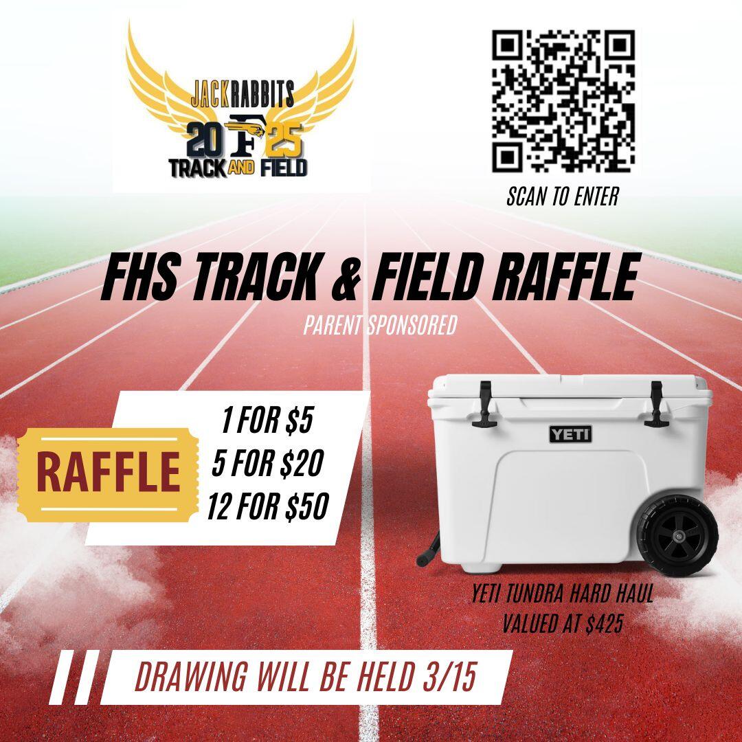 Campaign cover image for 25 FHS Track and Field Booster YETI Raffle