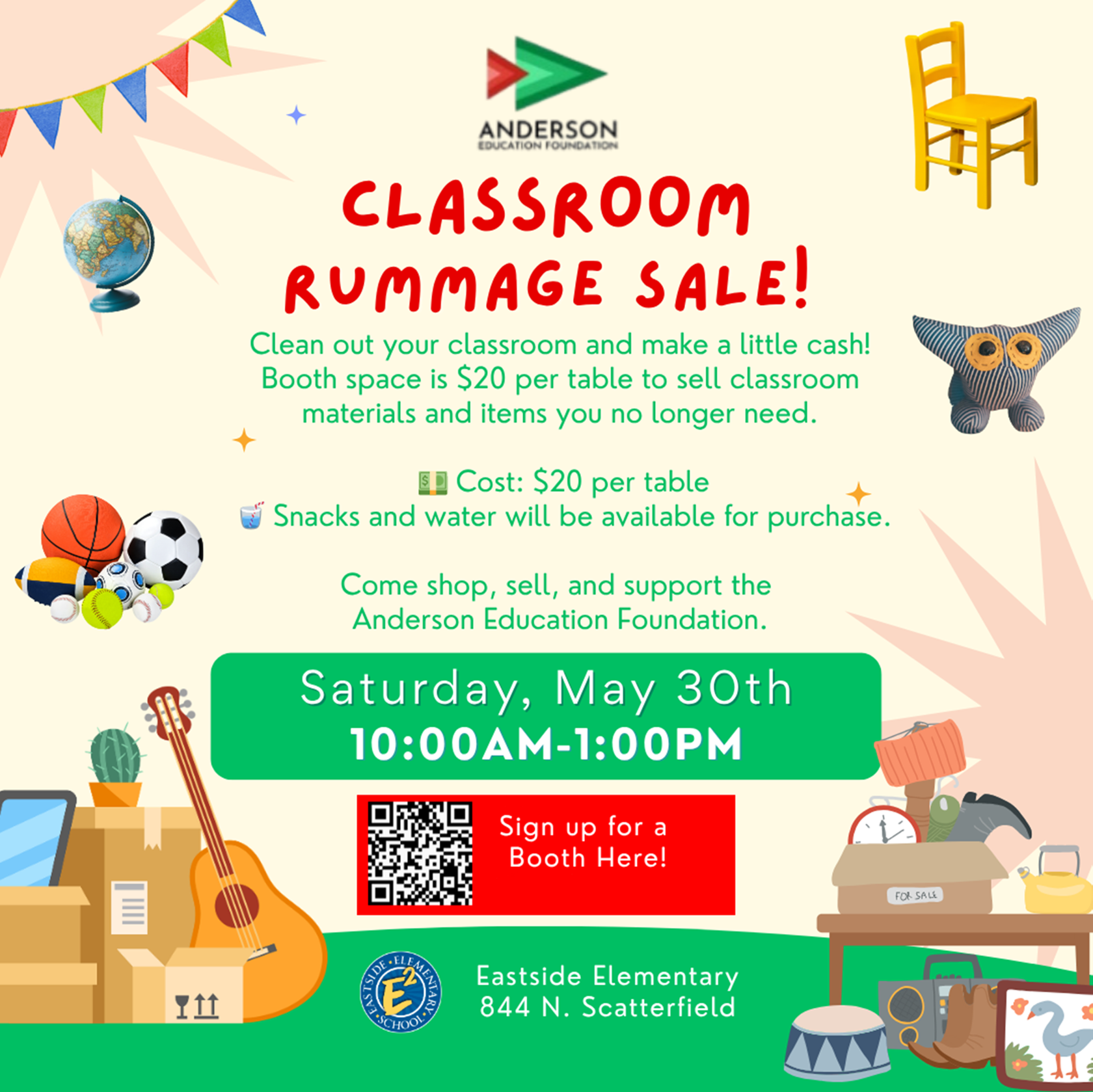 Campaign cover image for AEF Classroom Rummage Sale