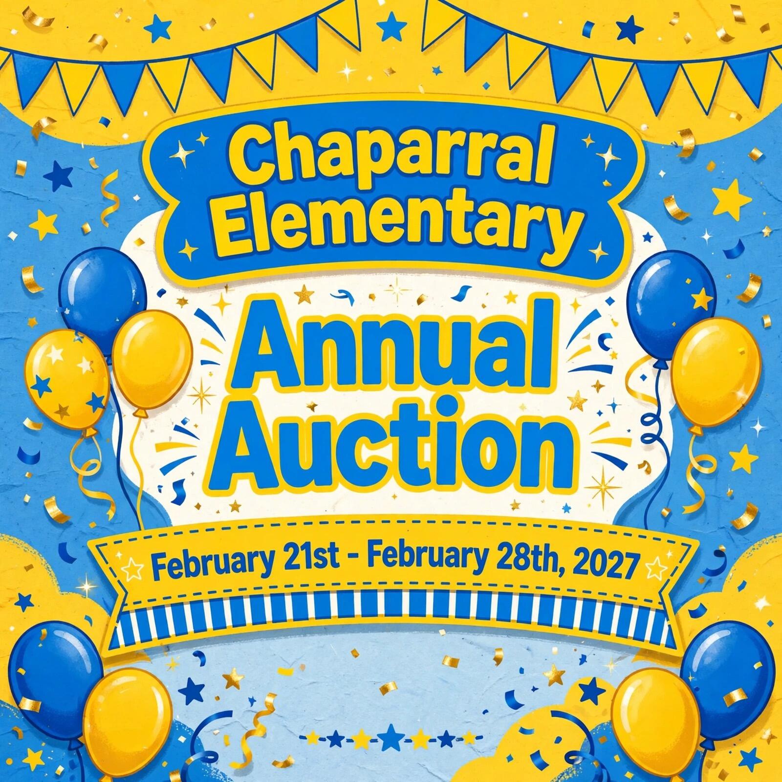 Campaign cover image for Chaparral Elementary PFC Annual Auction 2026-27