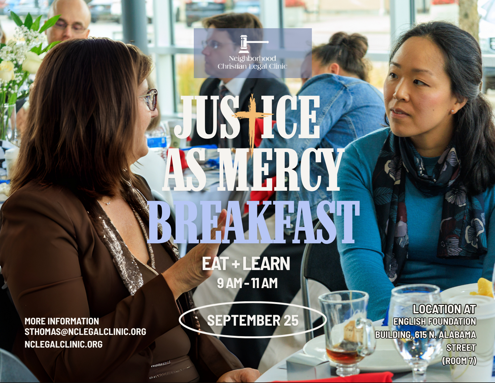 Campaign cover image for Justice as Mercy Breakfast