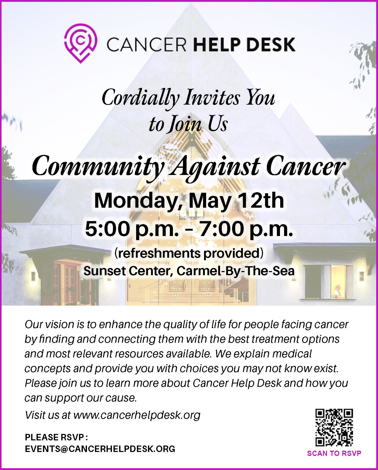 Campaign cover image for Monterey Peninsula Against Cancer