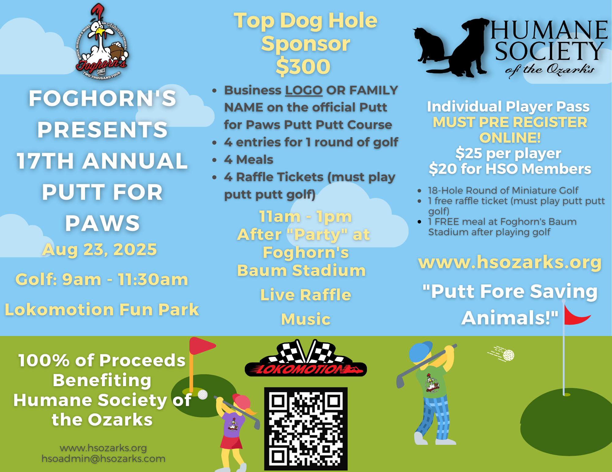 Campaign cover image for Putt for Paws 2025