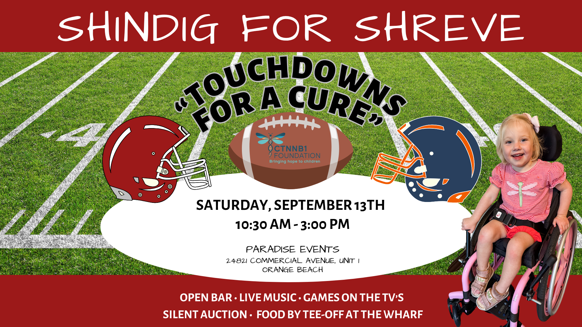 Campaign cover image for Shindig for Shreve - “Touchdowns for a Cure”