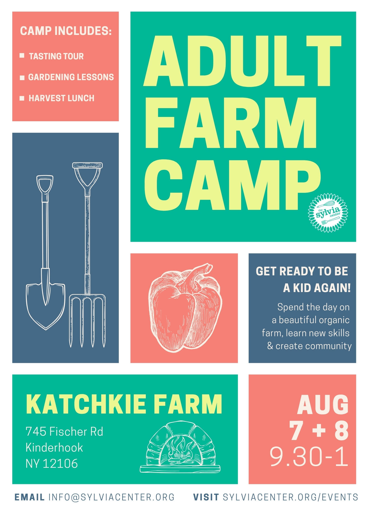 Campaign cover image for The Sylvia Center's Adult Farm Camp at Katchkie Farm