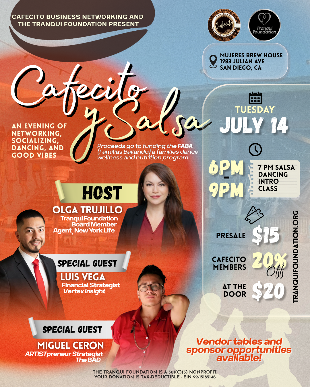 Campaign cover image for Cafecito y Salsa ☕💃🕺 7/14