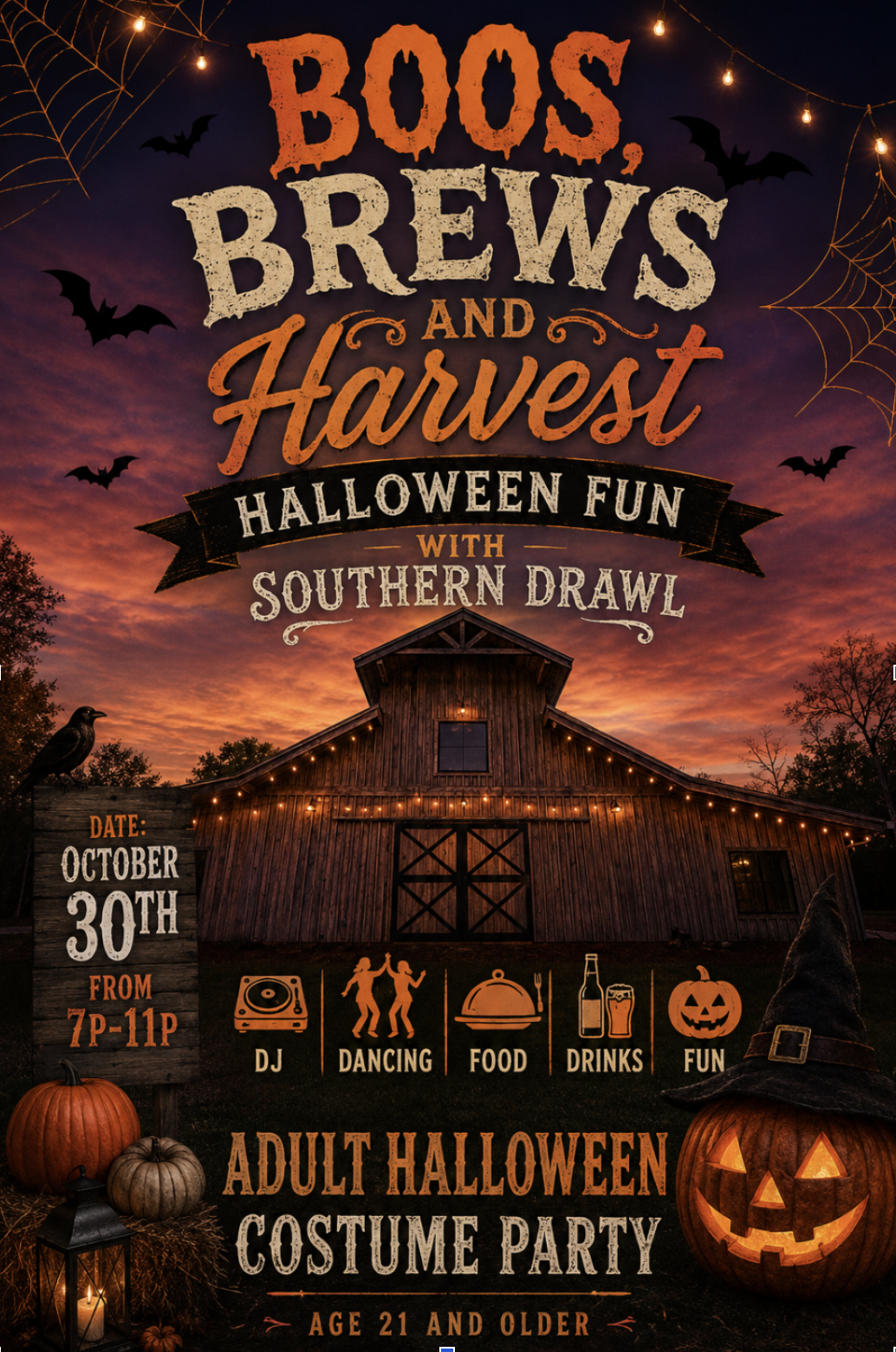 Campaign cover image for Boos, Brews & Halloween Harvest
