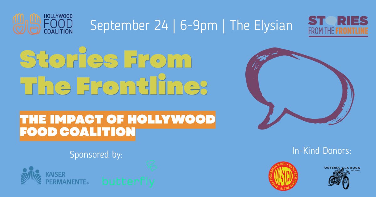 Campaign cover image for Stories From The Frontline:  The Impact of Hollywood Food Coalition