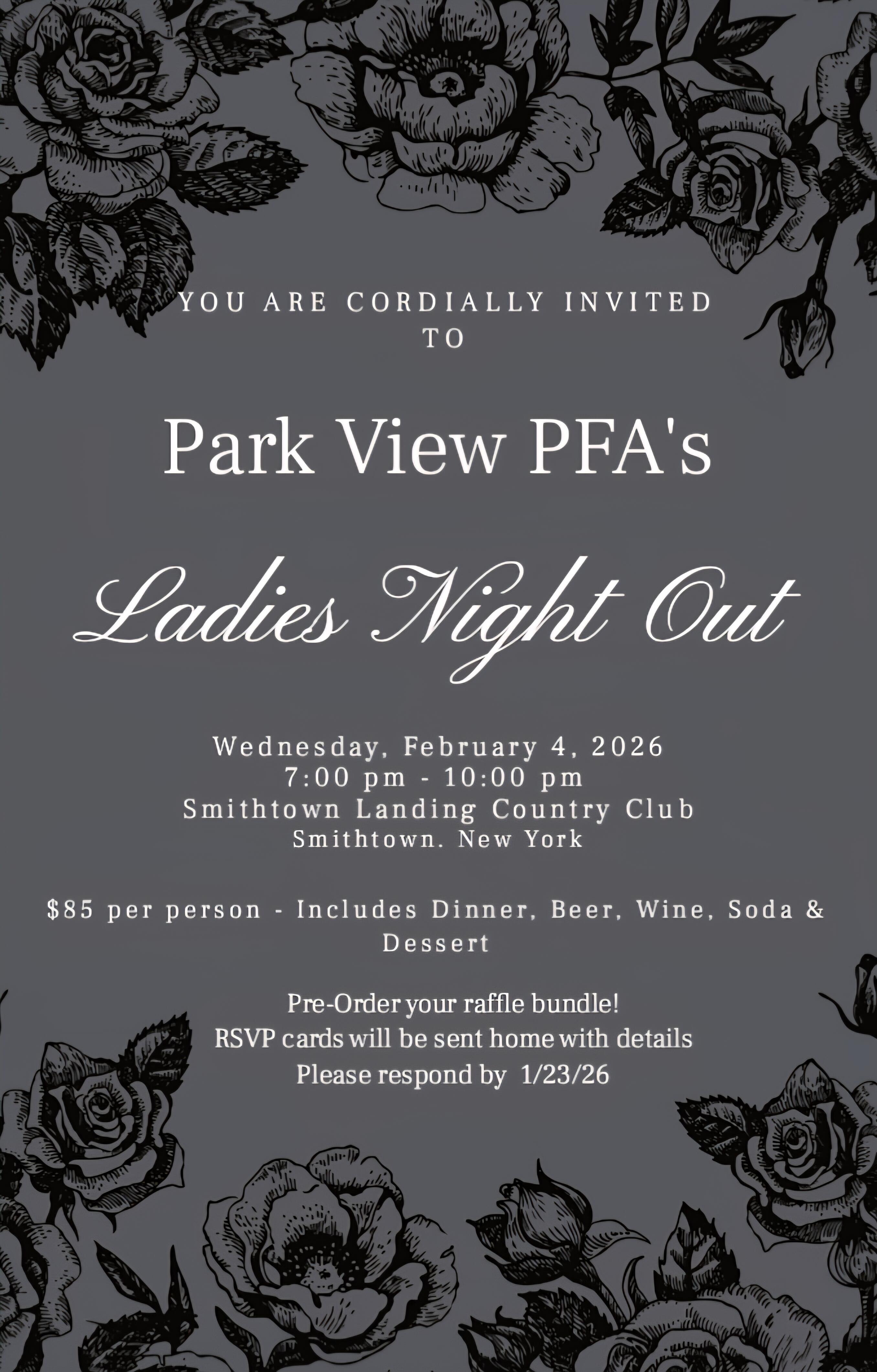 Campaign cover image for Park View Ladies Night Out Tickets and Sponsors (copy)