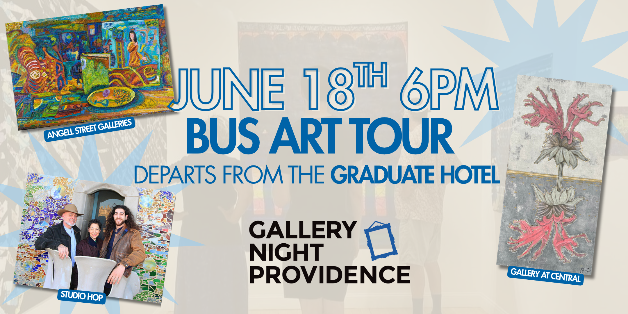 Campaign cover image for Gallery Night 2026 - June 18  6pm Bus Tour