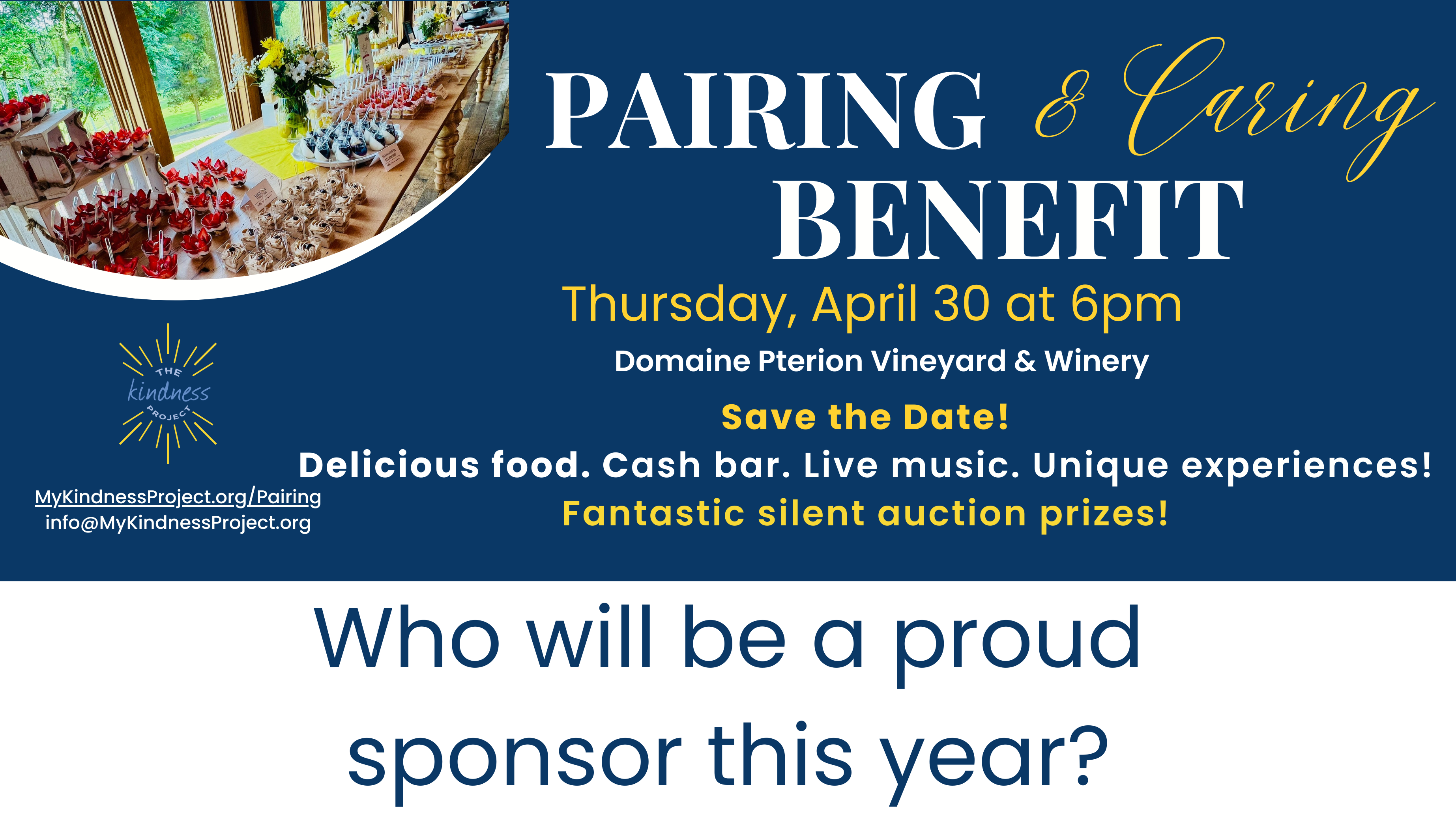 Campaign cover image for 4th Annual Pairing & Caring Benefit