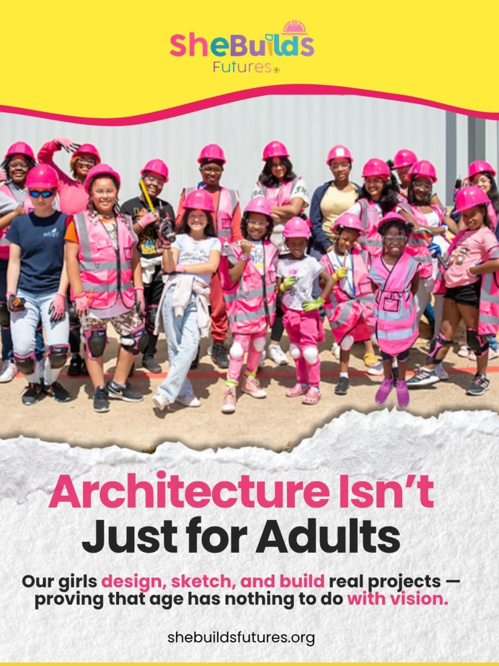 Campaign cover image for SheBuilds Futures Unhoused Project