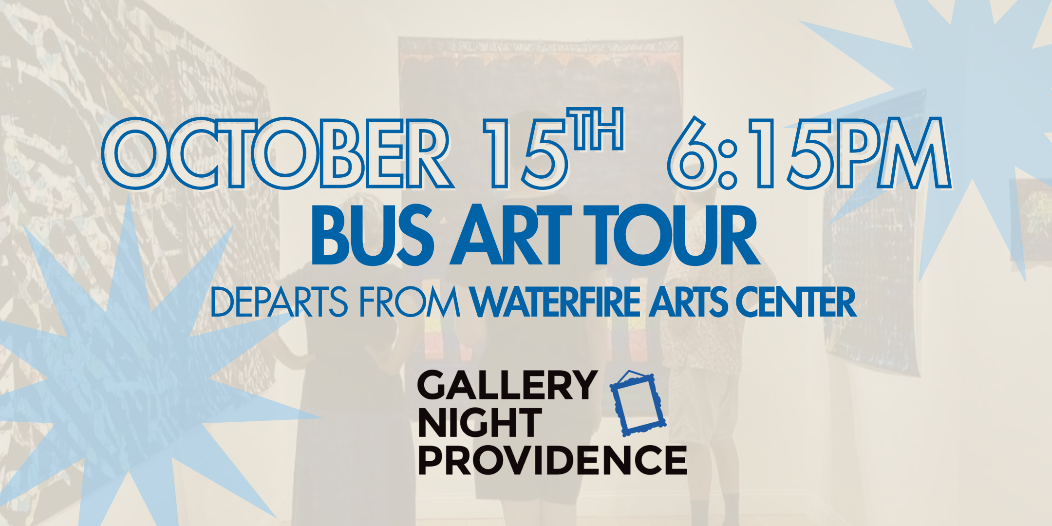 Campaign cover image for Gallery Night 2026 - October 15 6:15PM Bus Tour