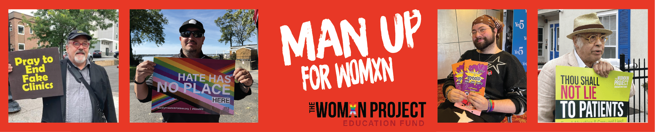 Campaign cover image for Man Up for The Womxn Project Education Fund