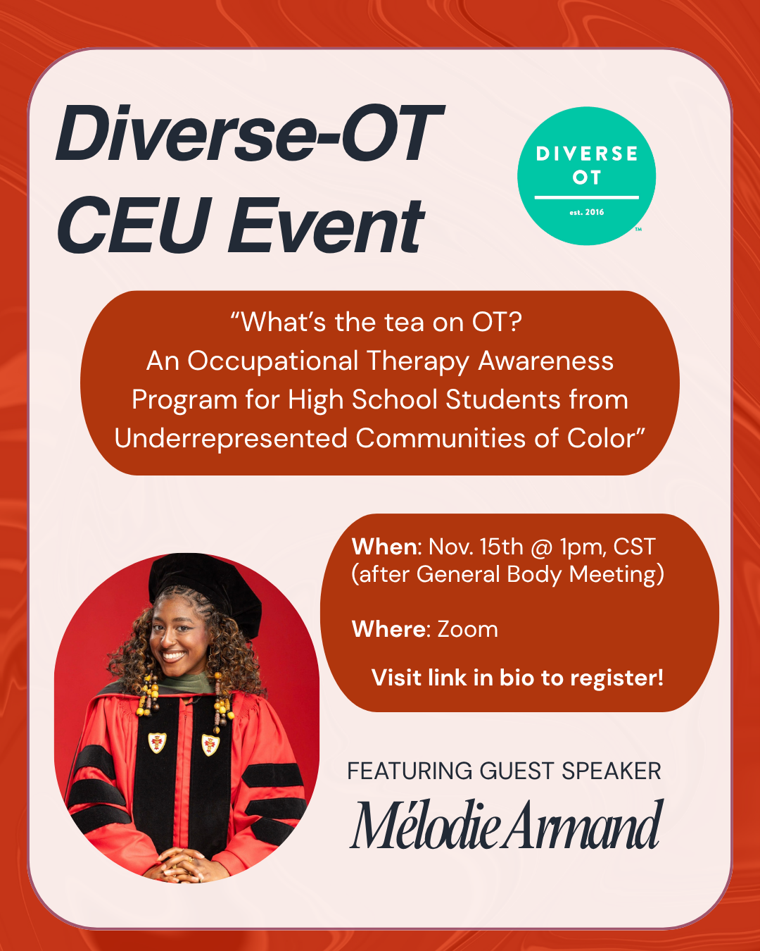 Campaign cover image for Diverse-OT National General Body Meeting