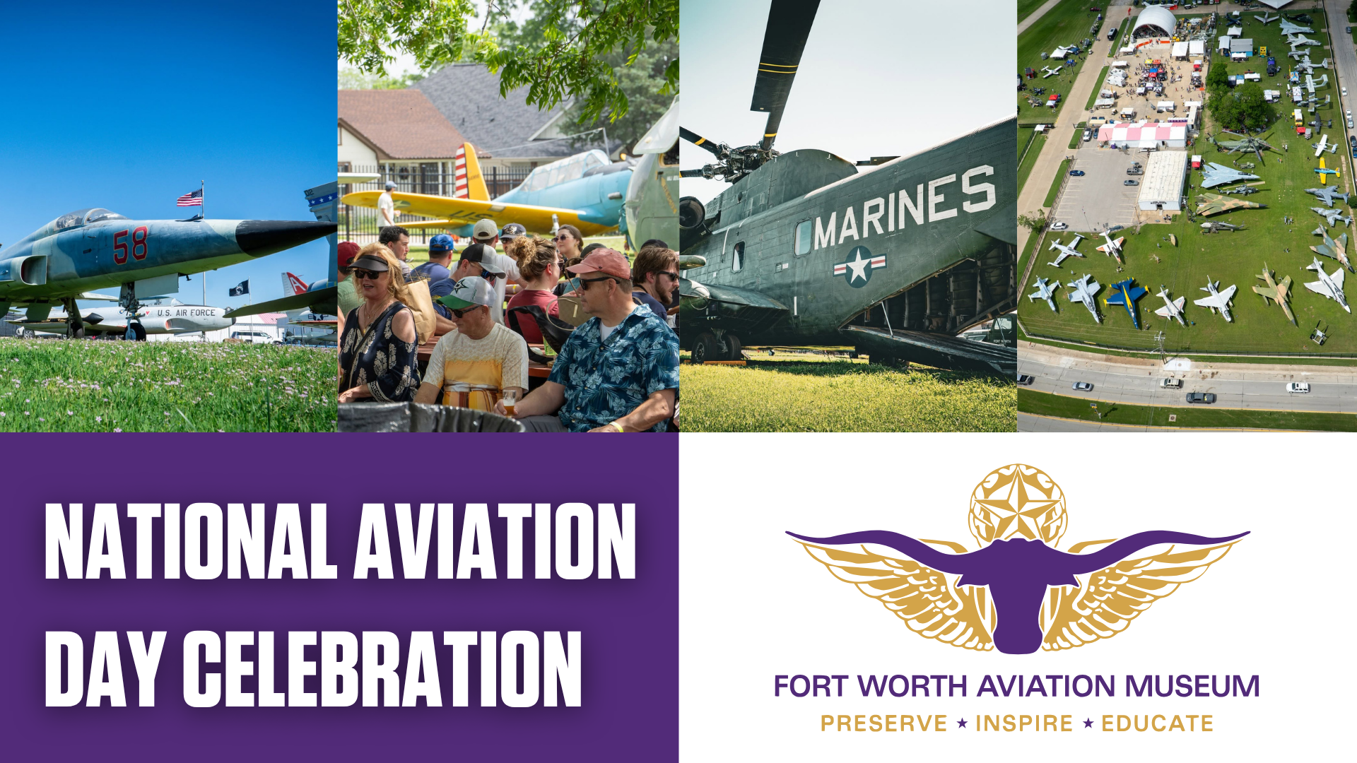 Campaign cover image for National Aviation Day Celebration Tickets & Raffle