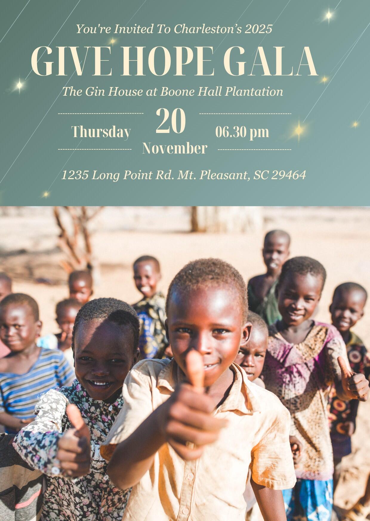 Campaign cover image for 2025 Give Hope Gala - Charleston