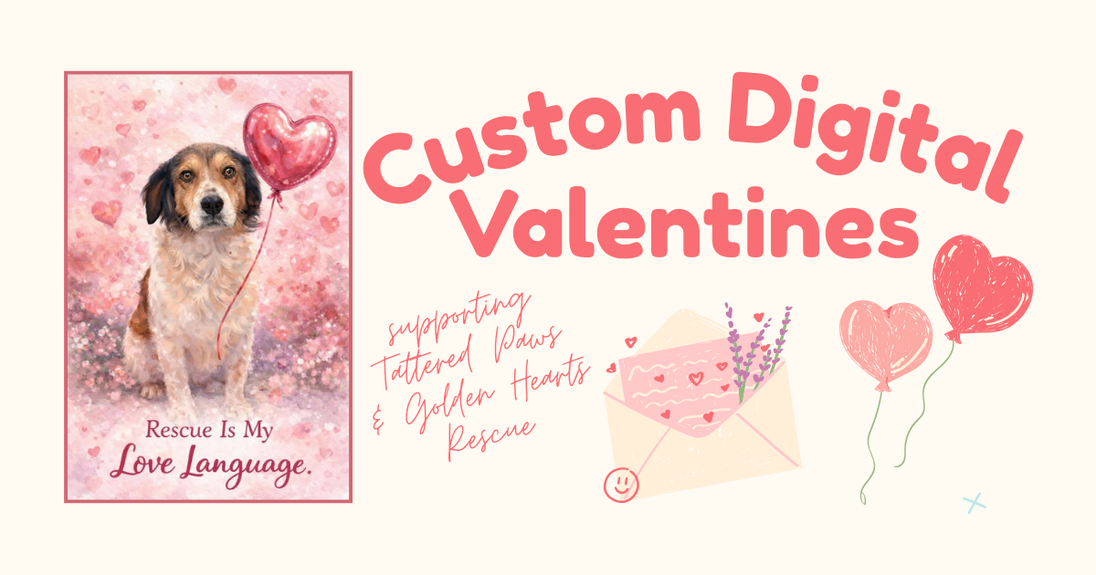 Campaign cover image for 2026 "Puppy Love" Custom Digital Valentines