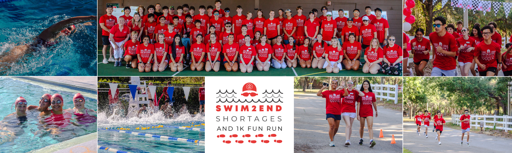 Campaign cover image for Swim2End Shortages and 1K Fun Run 2026