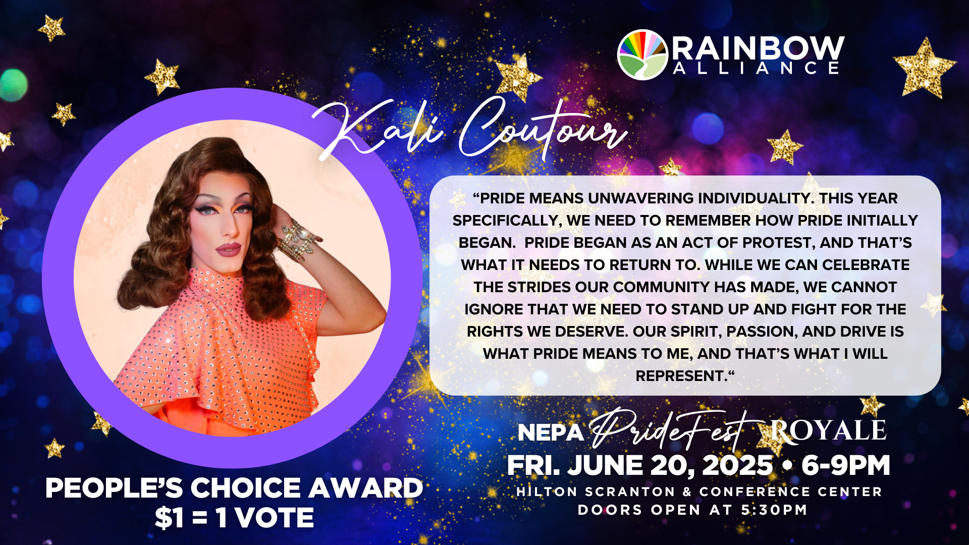 Campaign cover image for Kali Coutour: People's Choice 2025