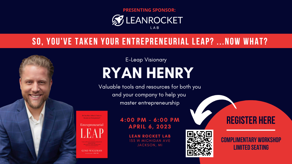 Campaign cover image for E-Leap Happy Hour with Ryan Henry