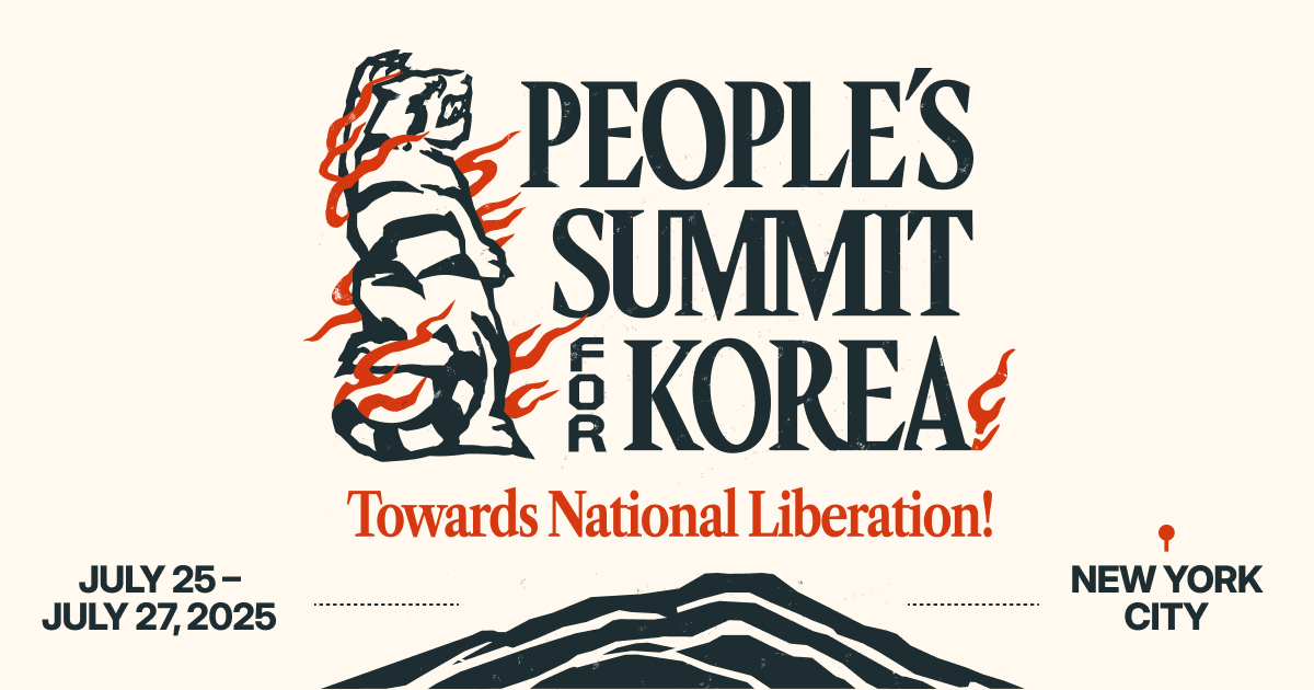 Campaign cover image for Support The People’s Summit for Korea!