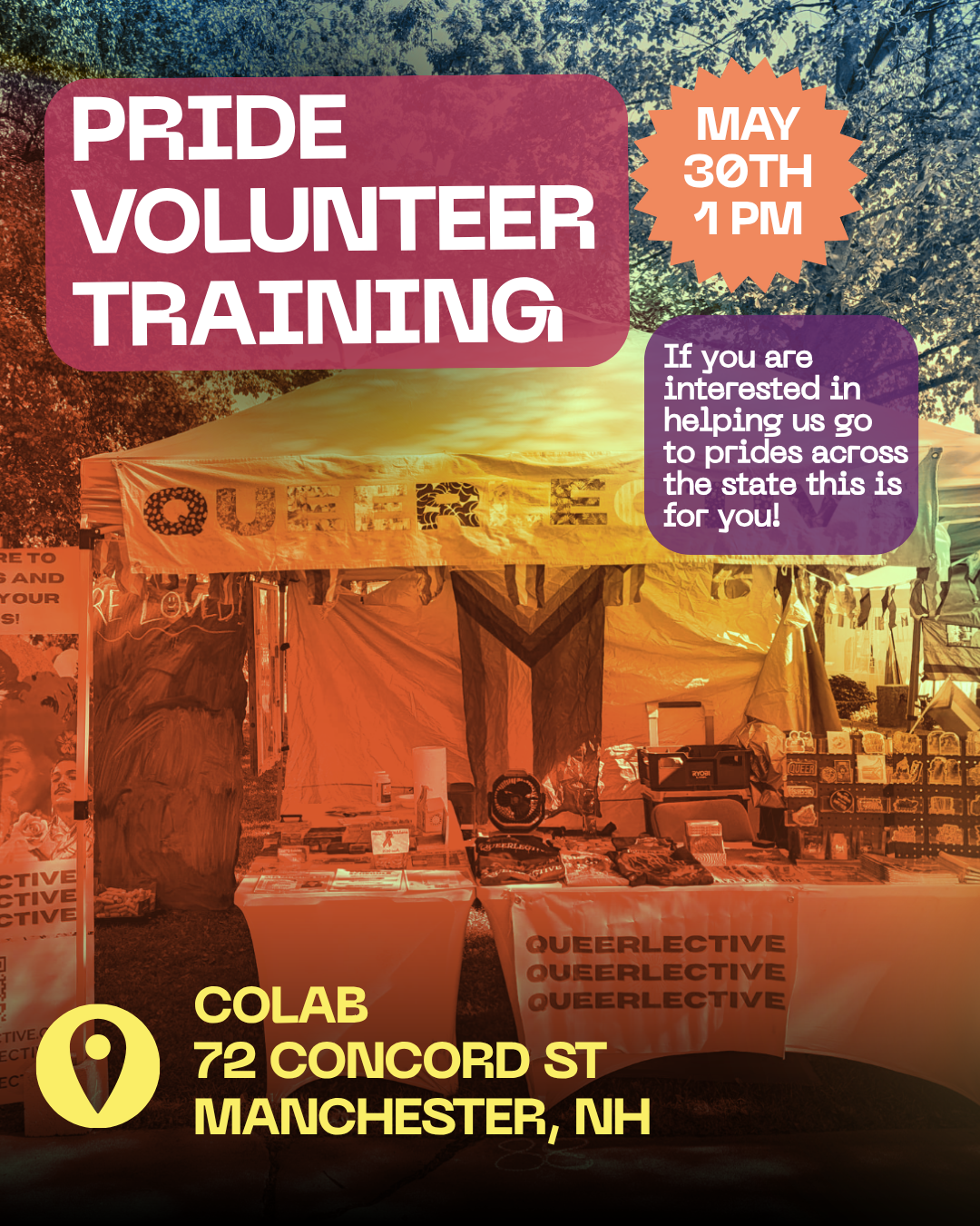 Campaign cover image for Pride Volunteer Training