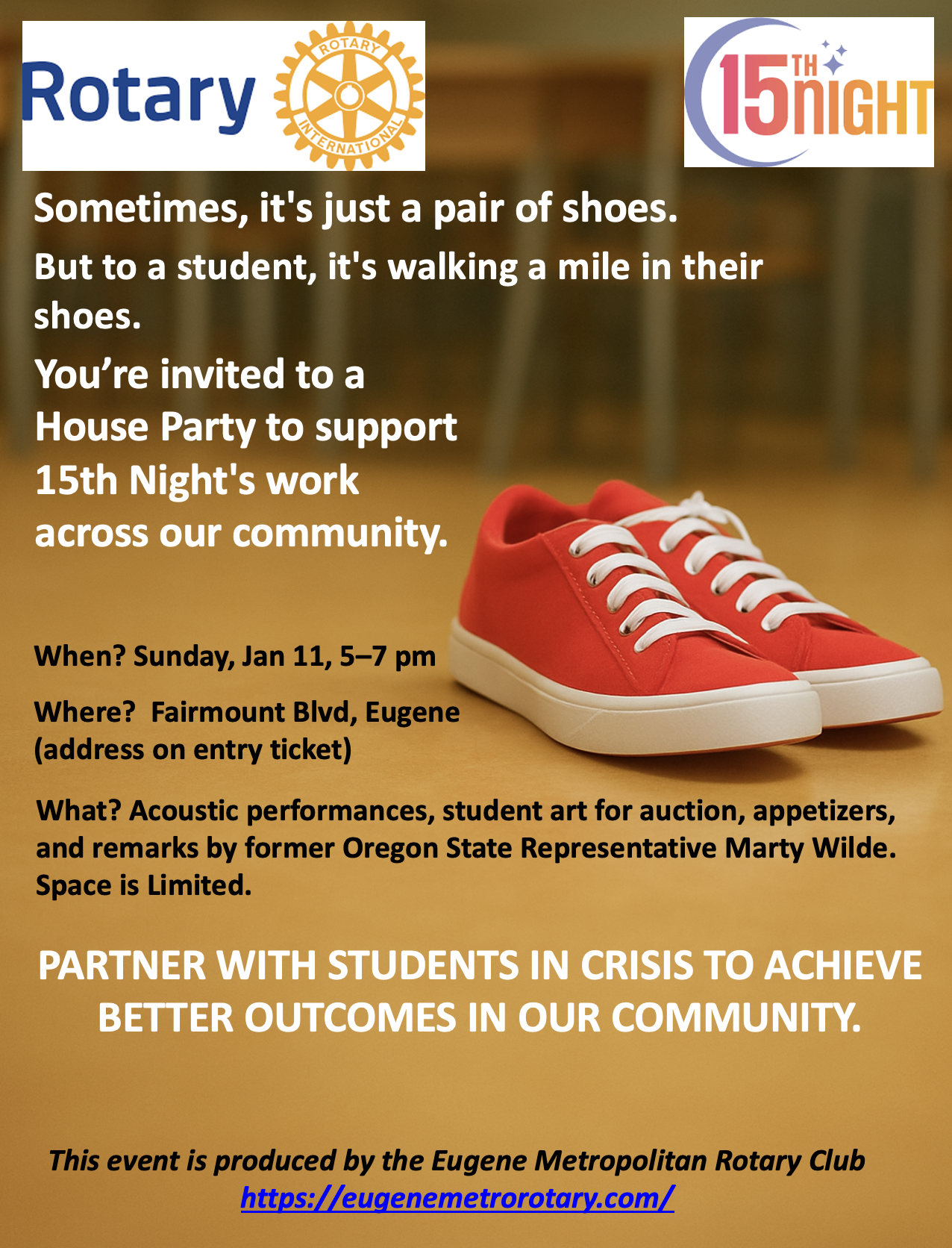 Campaign cover image for 15th Night - Jan 11 (NEW DATE) House Party