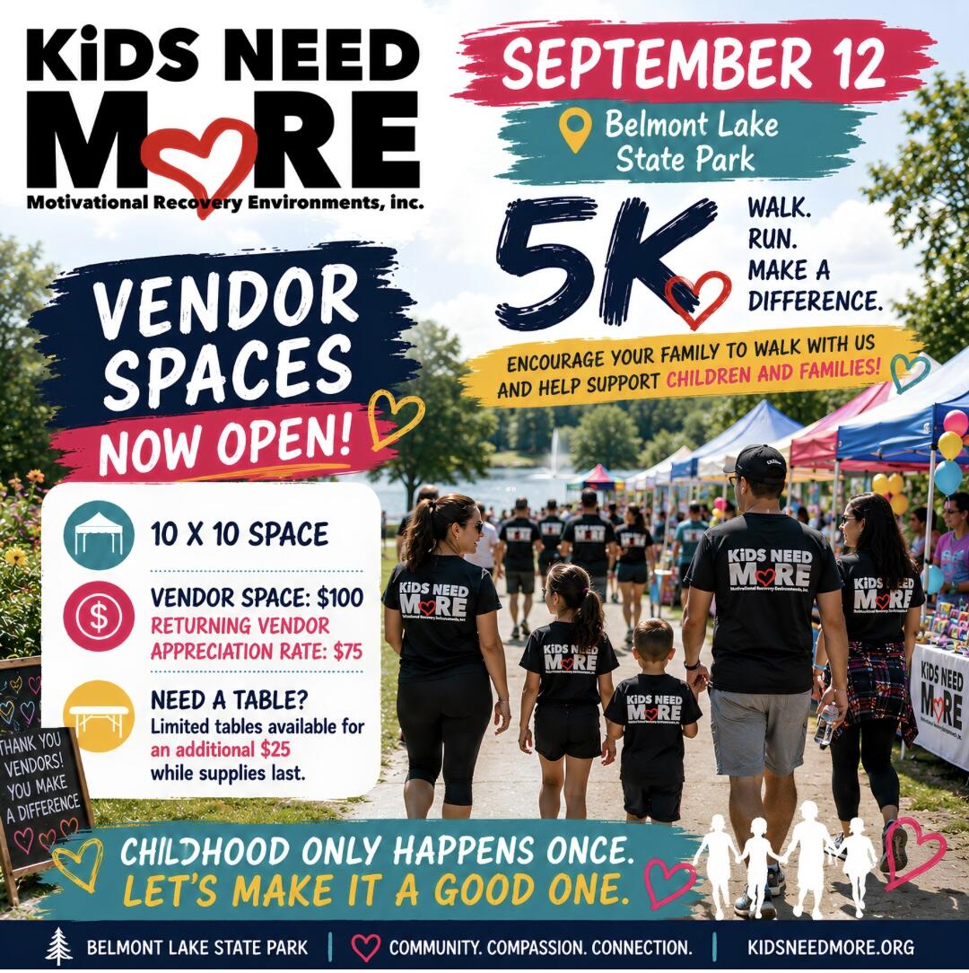 Campaign cover image for Fall Vendor Fair at KiDS NEED MoRE 5k