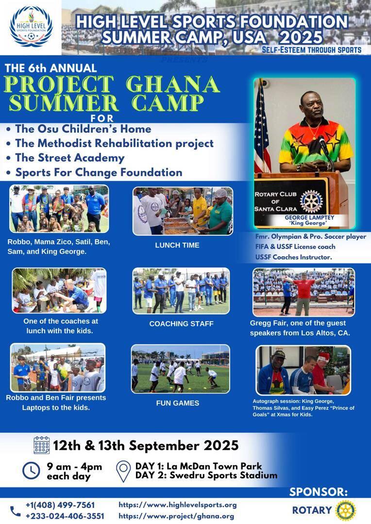 Campaign cover image for 6th Annual Free Soccer Clinic in Accra, Ghana
