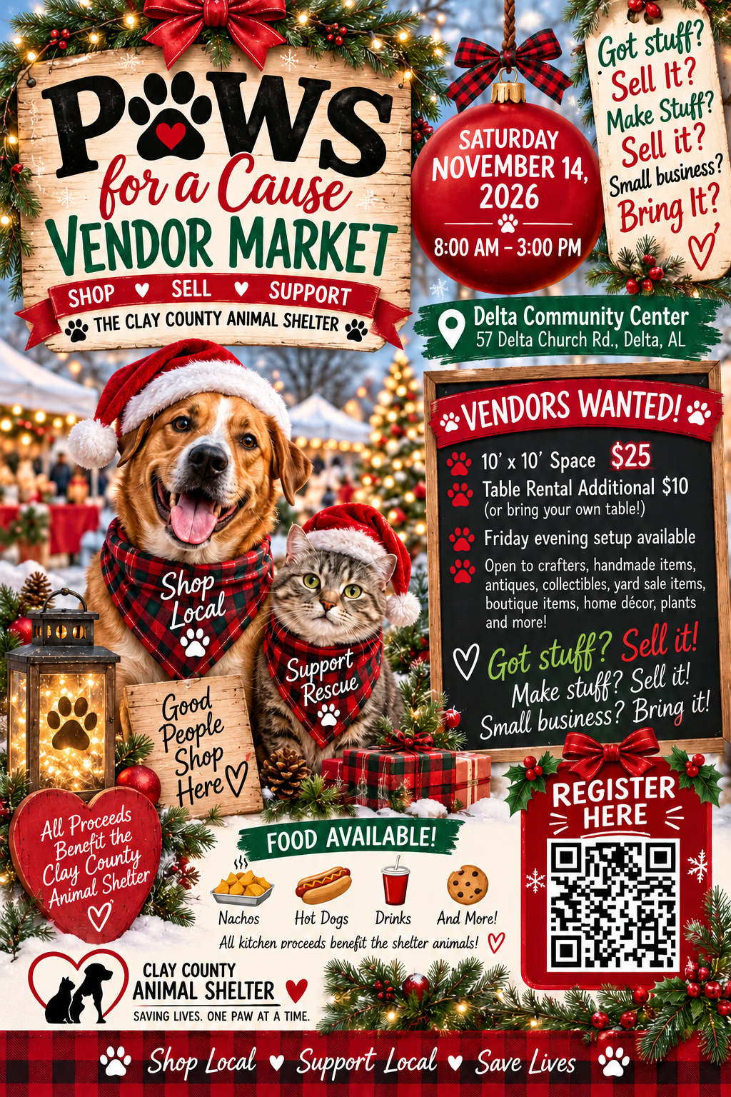 Campaign cover for Paws for a Cause Vendor Market