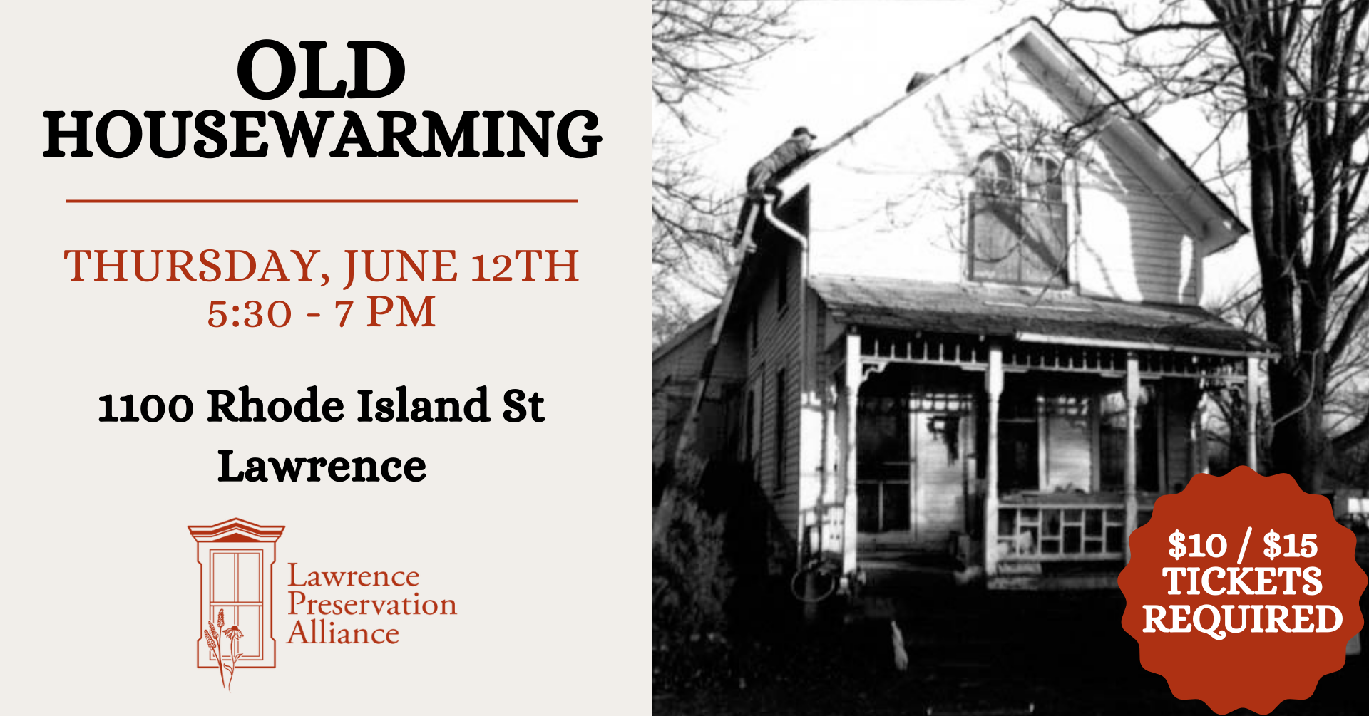 Campaign cover image for Rhody Delahunty House Old Housewarming