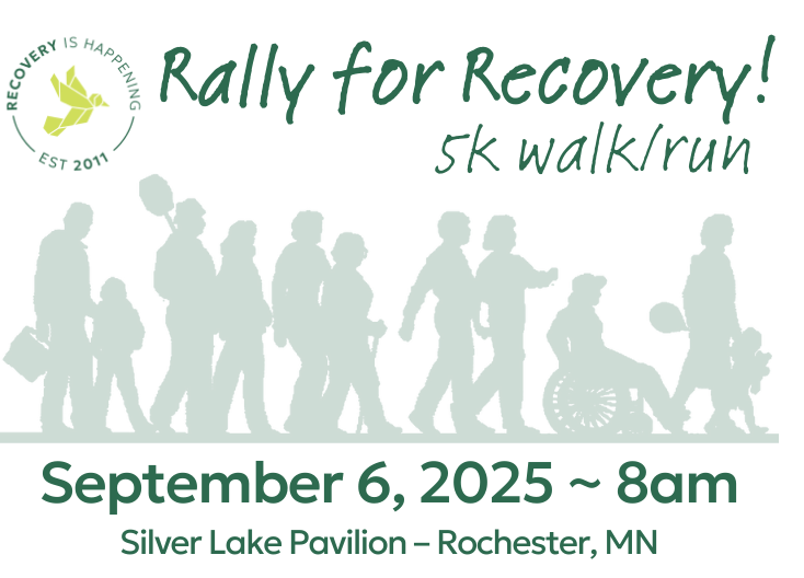 Campaign cover image for Recovery Is Happening's Rally for Recovery 5k Walk/Run 2025