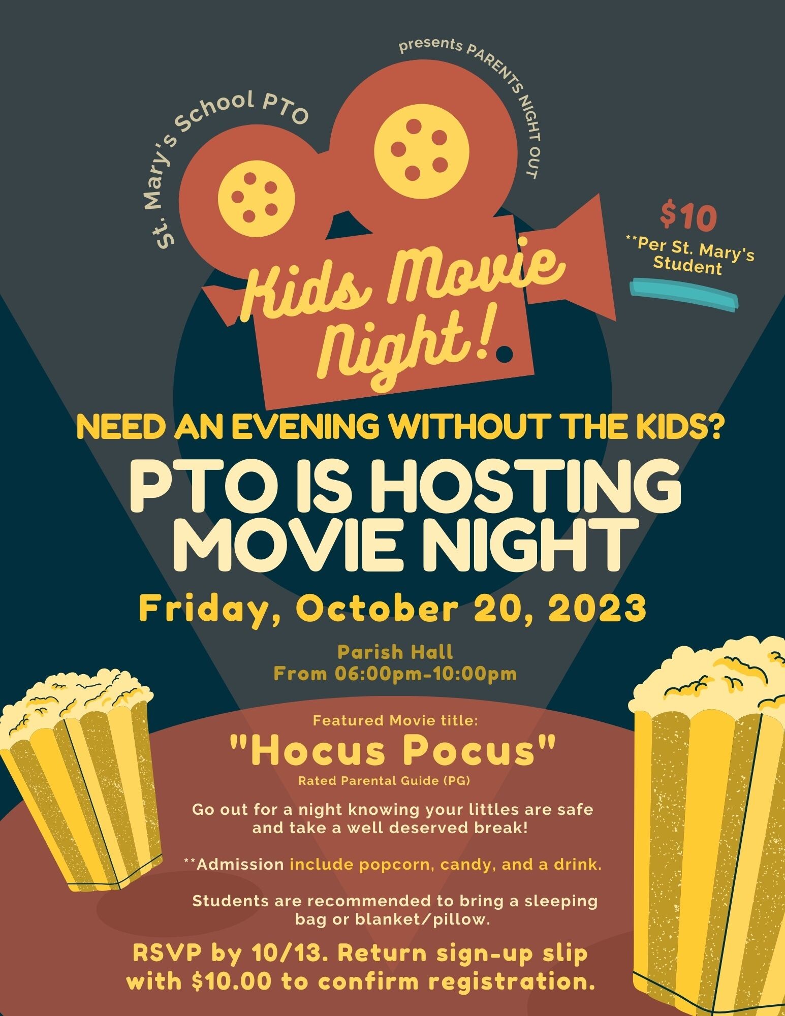 Campaign cover image for PTO Movie Night