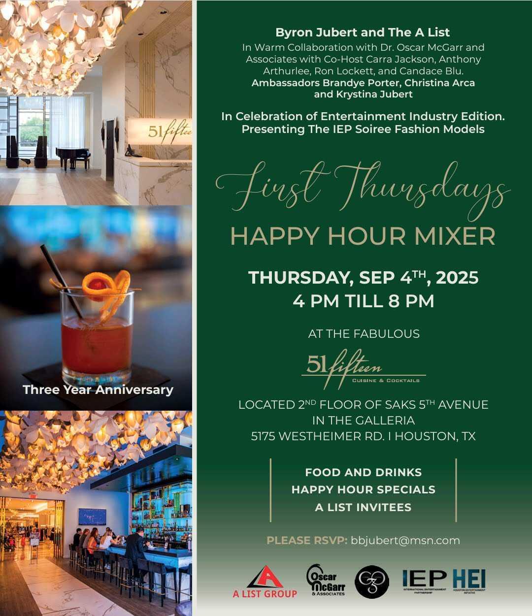 Campaign cover image for IEP and A-List Happy Hour Mixer - Model Edition