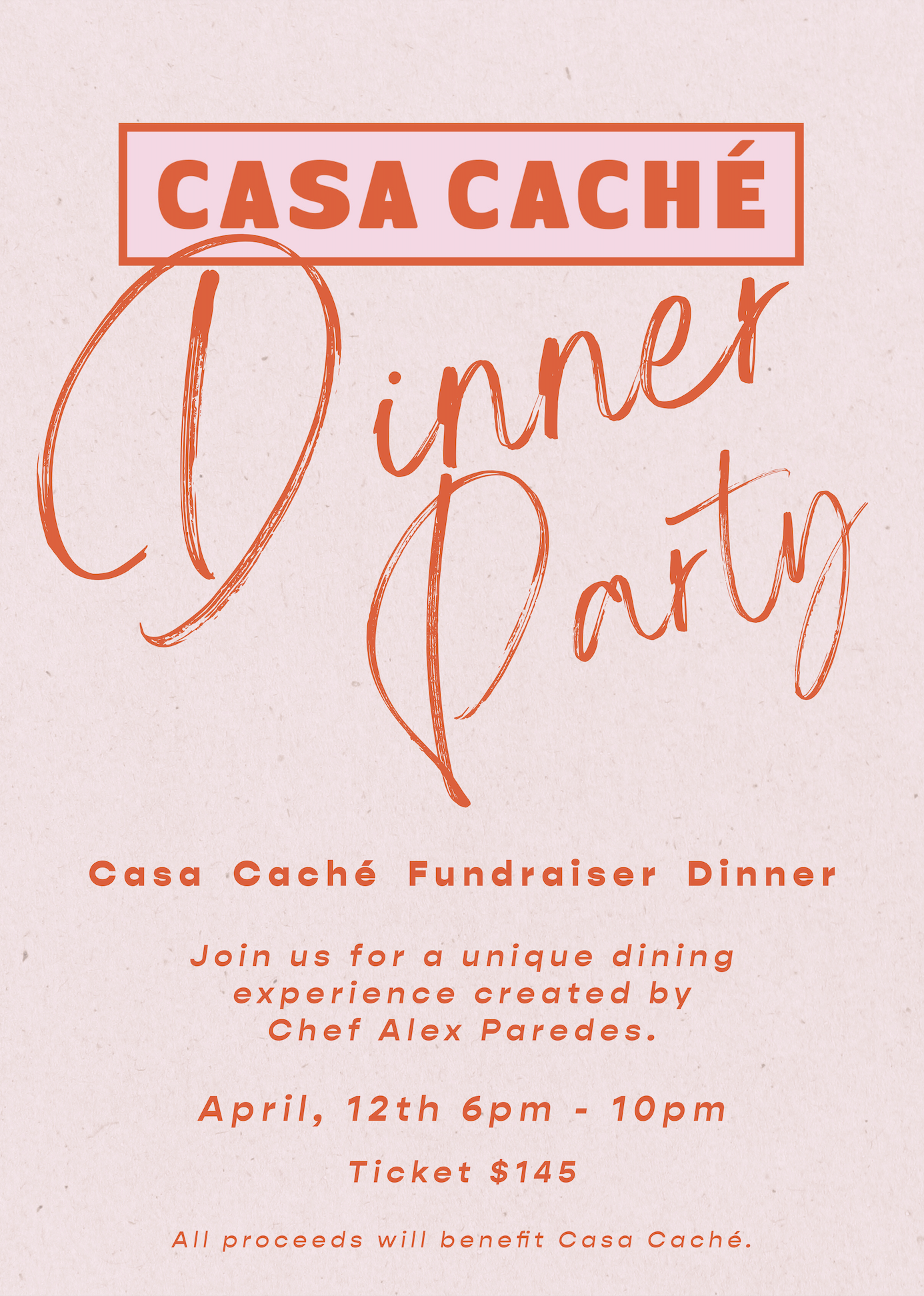 Campaign cover image for Casa Caché Dinner Party!