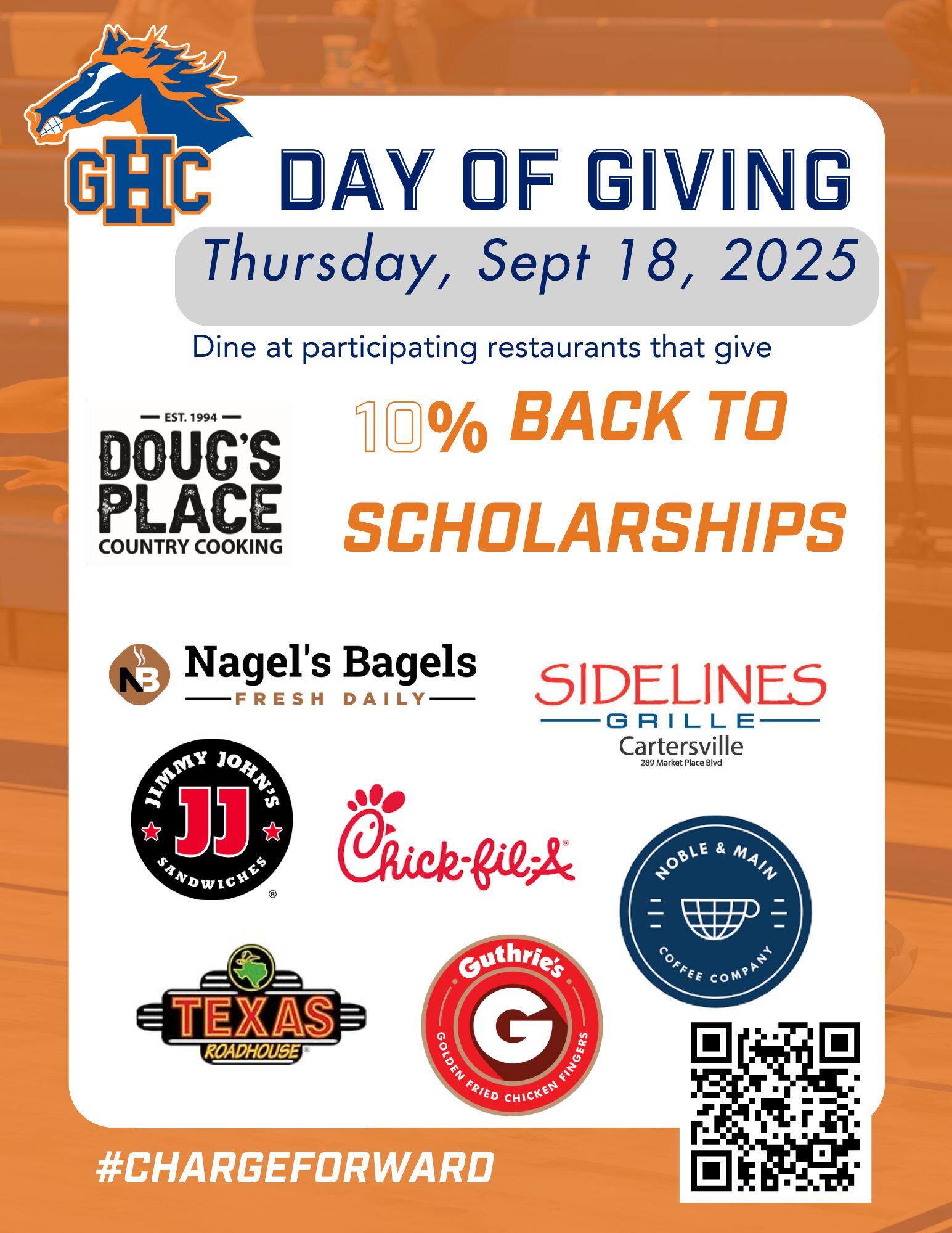 Campaign cover image for GHC Athletics Day of Giving