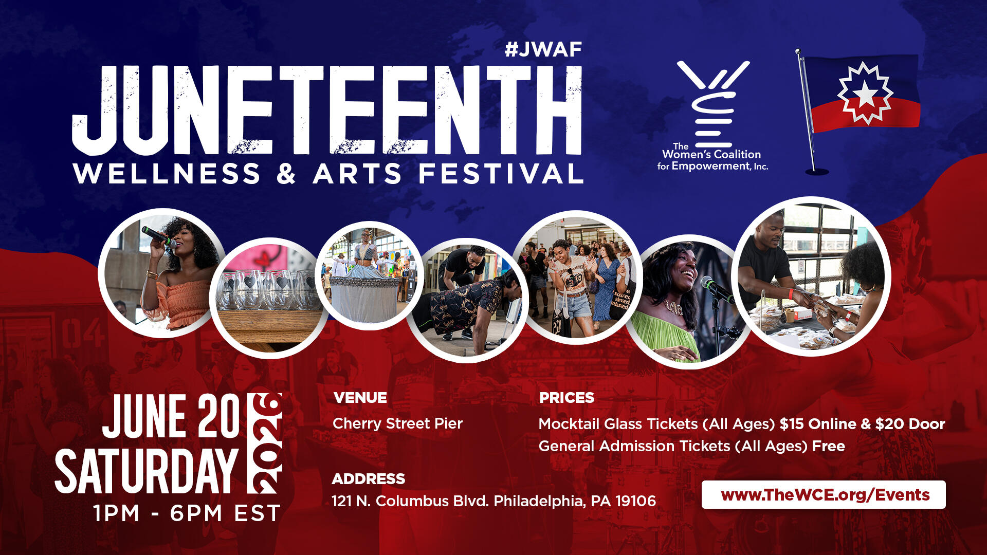 Campaign cover image for Juneteenth Wellness & Arts Festival 2026 (#JWAF)