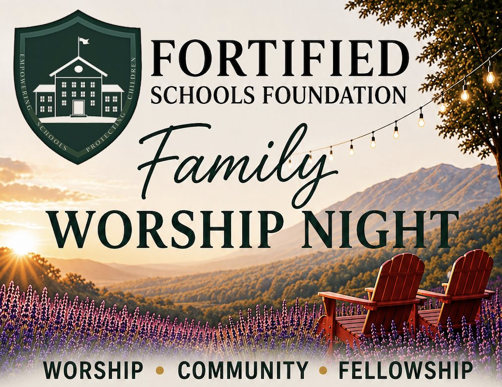Campaign cover image for Fortified Schools Foundation Family Worship Night