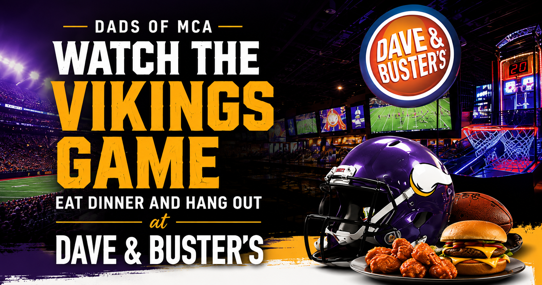 Campaign cover image for DADS OF MCA: VIKINGS WATCH PARTY