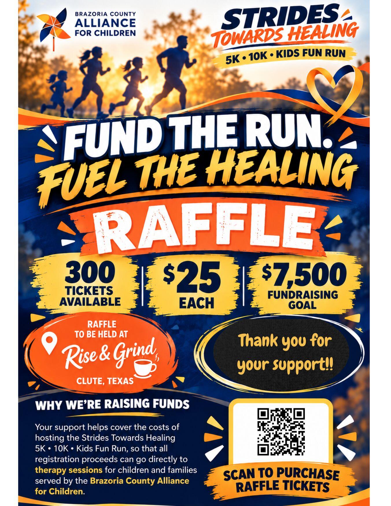 Campaign cover image for Fund the Run, Fuel the Healing Raffle