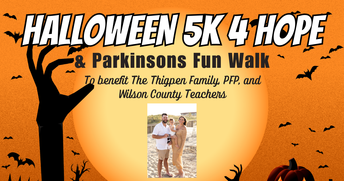 Campaign cover image for Halloween 5K 4 Hope & Parkinsons Fun Walk