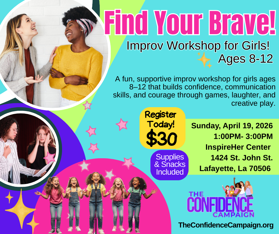 Campaign cover image for 🌟 Find Your Brave! Improv Workshop for Girls (Ages 8–12) 🌟