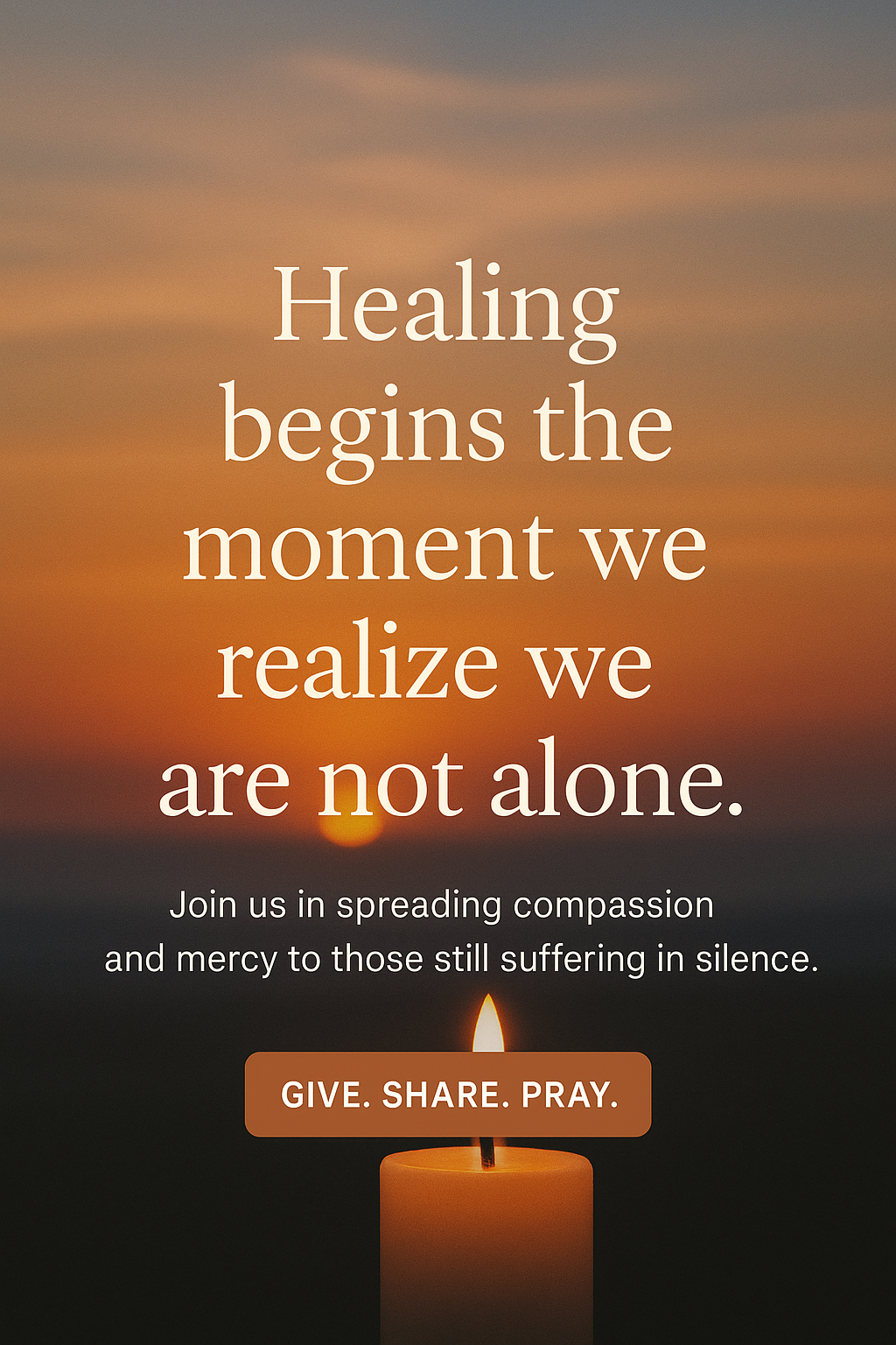 Campaign cover image for Give the Gift of Love — Help Someone Heal from Silent Pain.