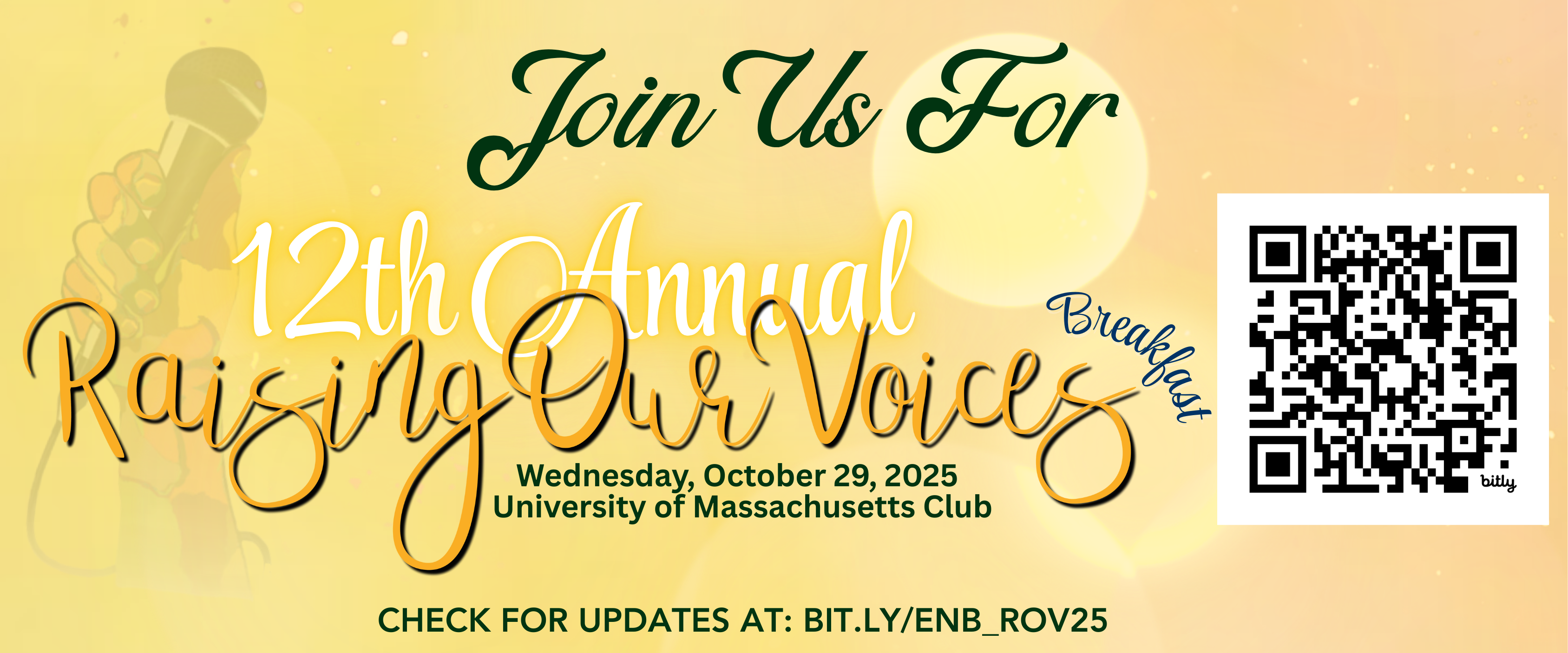 Campaign cover image for 12th Annual Raising Our Voices Breakfast Sponsorship