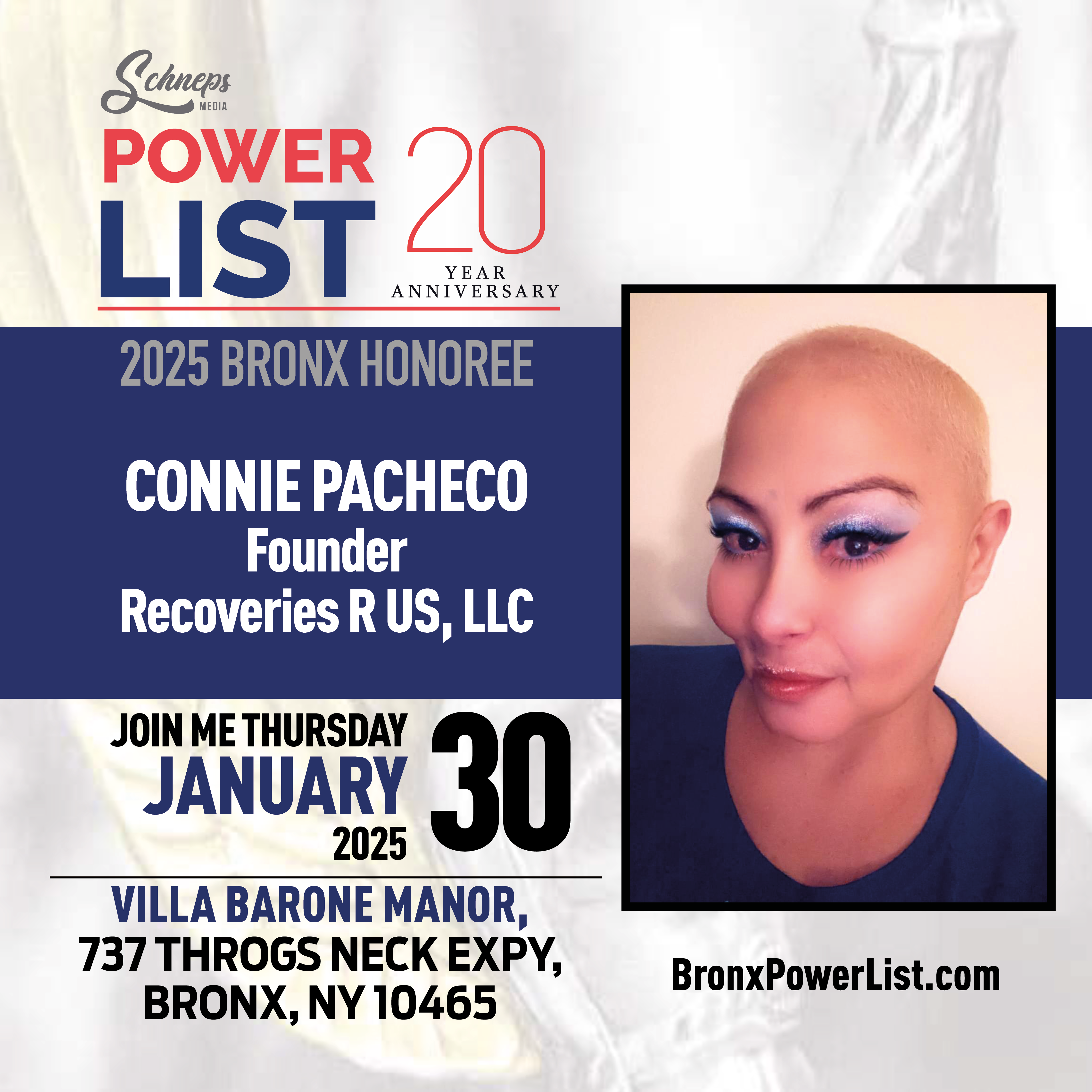 Campaign cover image for Bronx Power List Awards 2025
