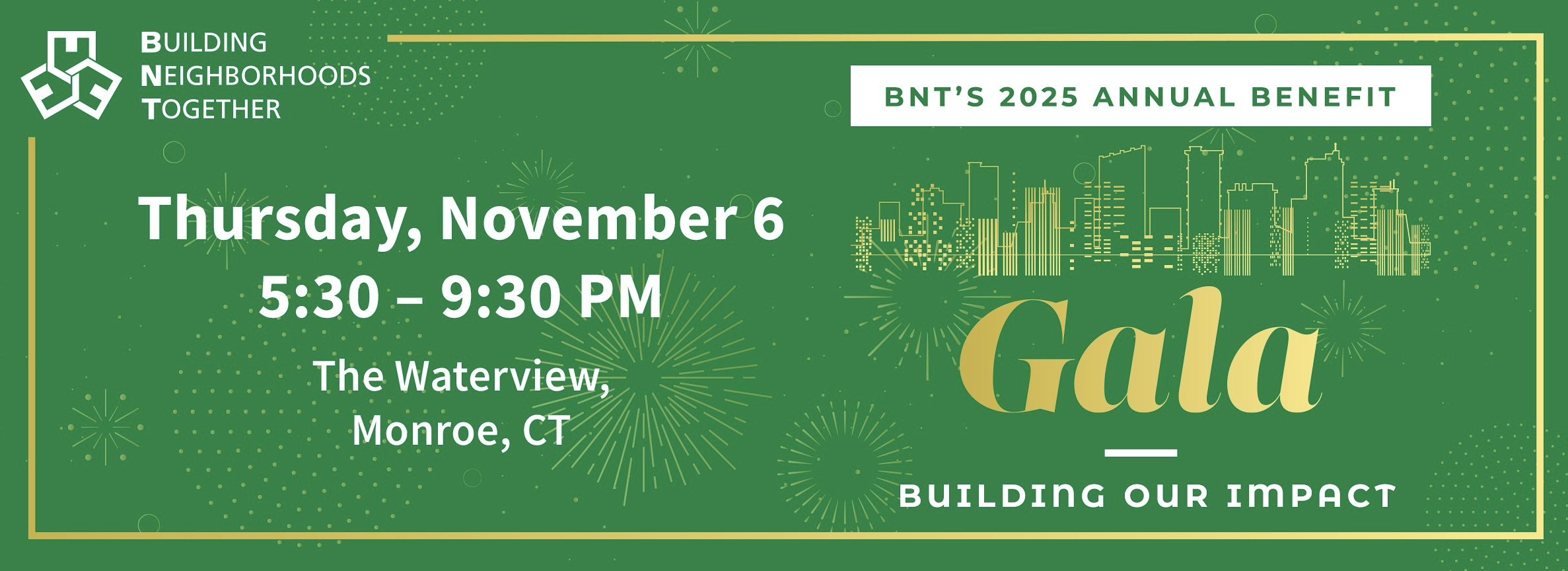 Campaign cover image for BNT’s 2025 Benefit Gala — BUILDING OUR IMPACT!