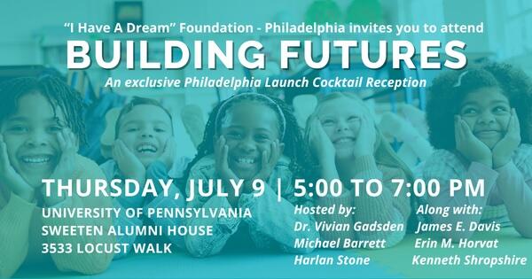 Campaign cover image for Building Futures: "I Have A Dream" Philadelphia Cocktail Reception