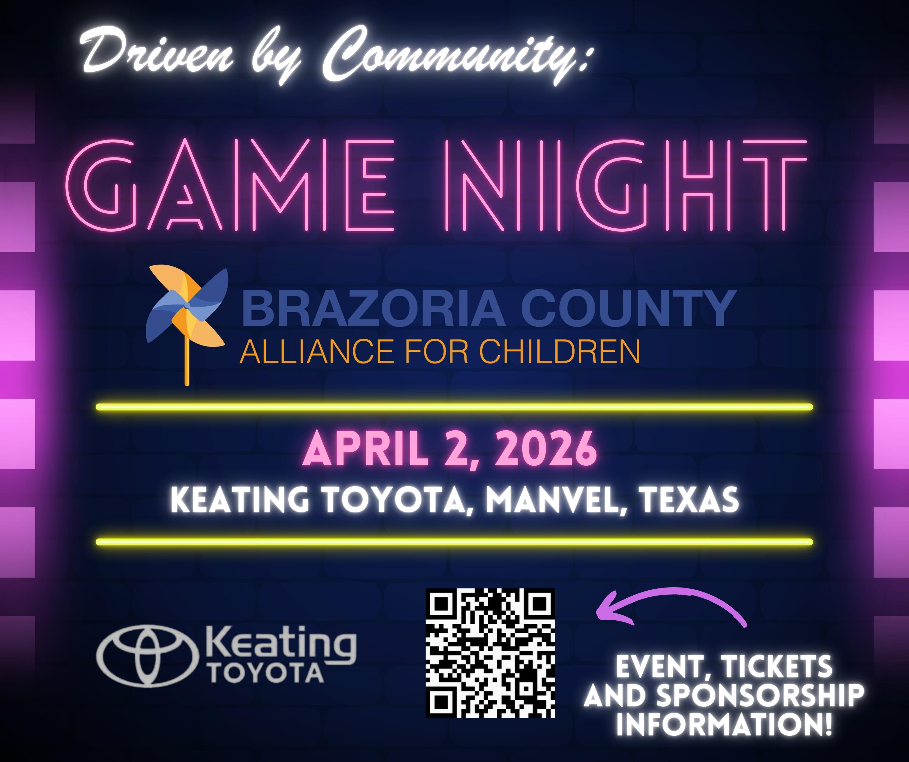 Campaign cover image for Driven by Community: BCAC Game Night