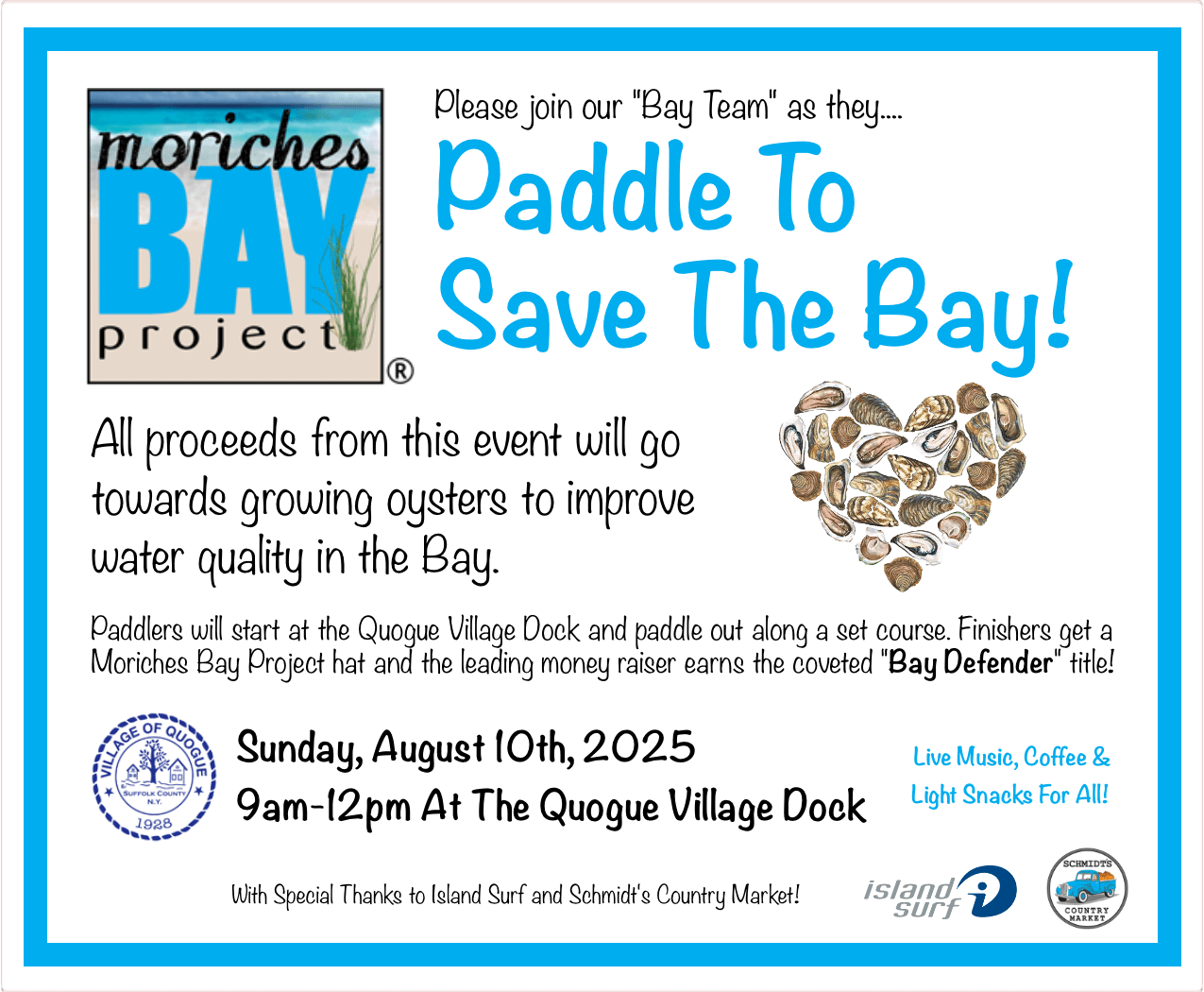Campaign cover image for 2025 Moriches Bay Project Paddle-A-Thon